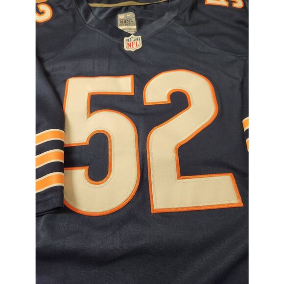 Nike NFL On Field Chicago Bears KHALIL MACK #52 Official Jersey Size 3X - Picture 5 of 8
